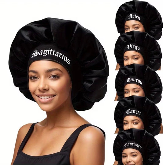 Silky Satin Zodiac Bonnets