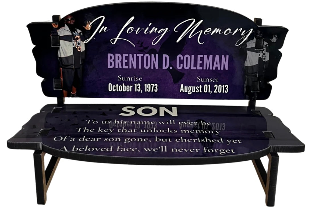 7in Custom Personalized Bench
