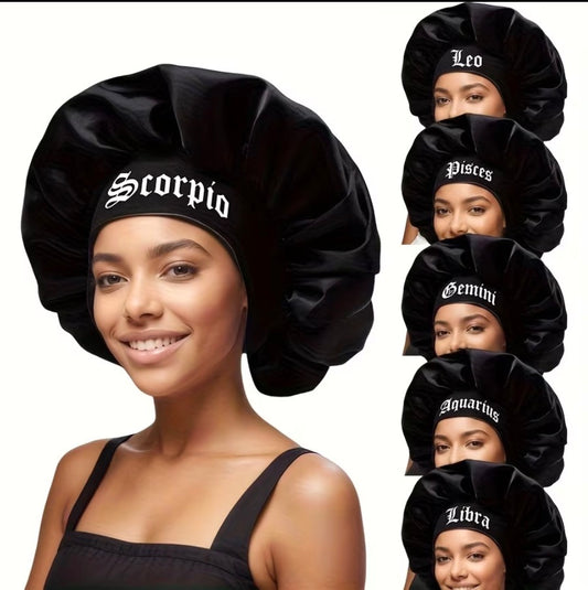 Silky Satin Zodiac Bonnets