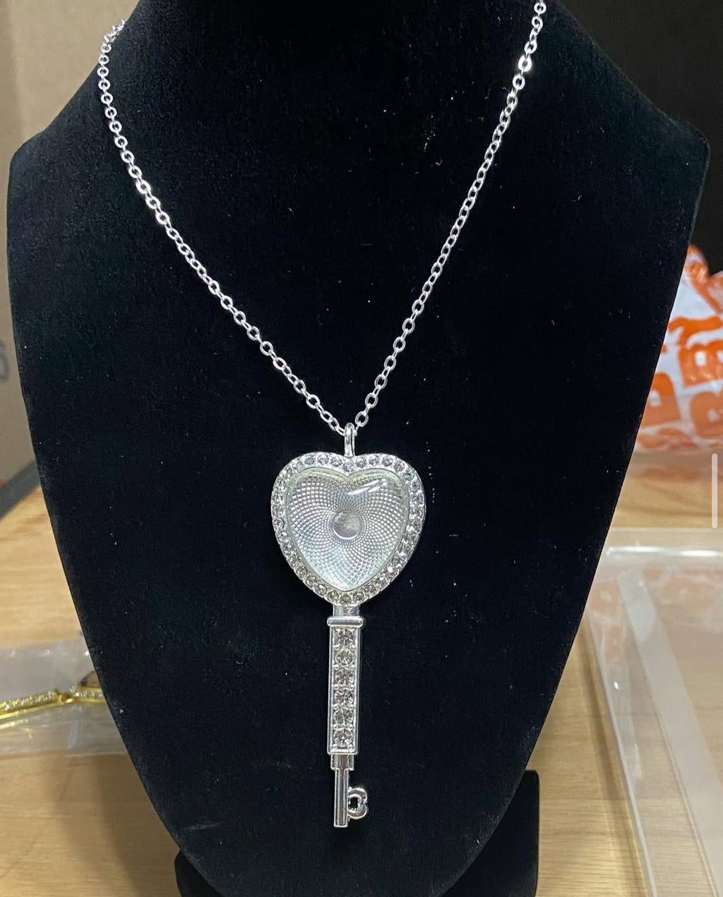 Custom SILVER Photo Pendant