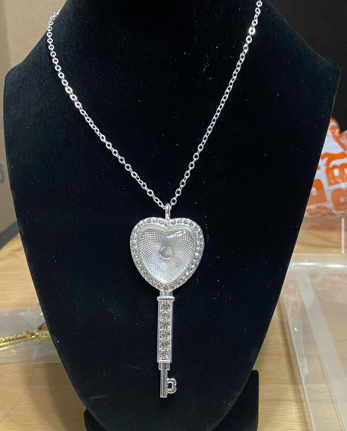 Custom SILVER Photo Pendant