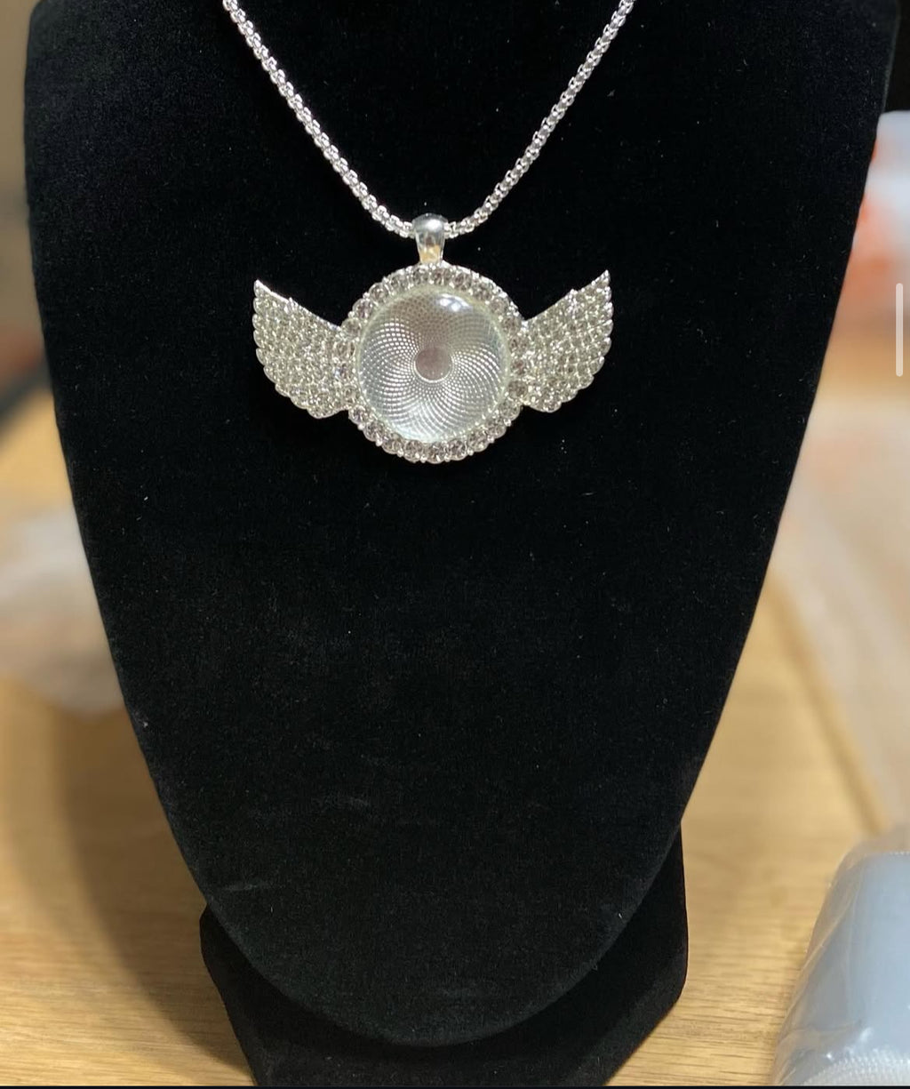 Custom SILVER Photo Pendant