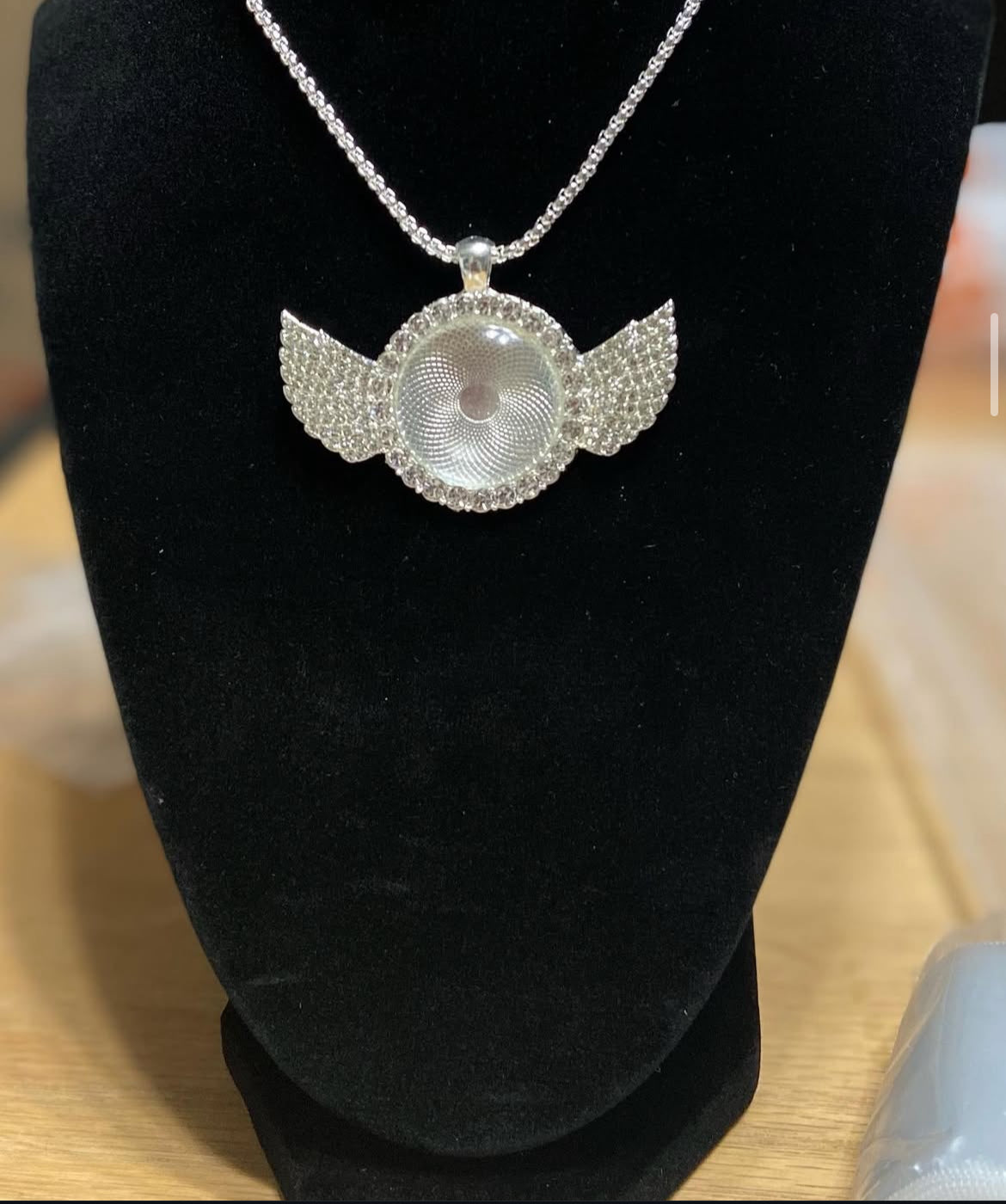 Custom SILVER Photo Pendant