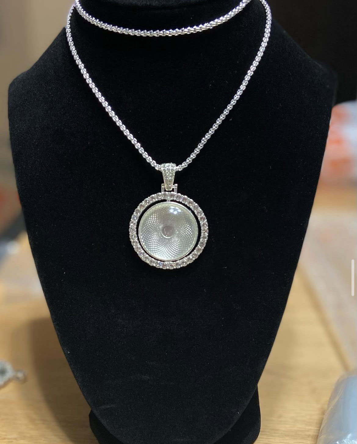 Custom SILVER Photo Pendant