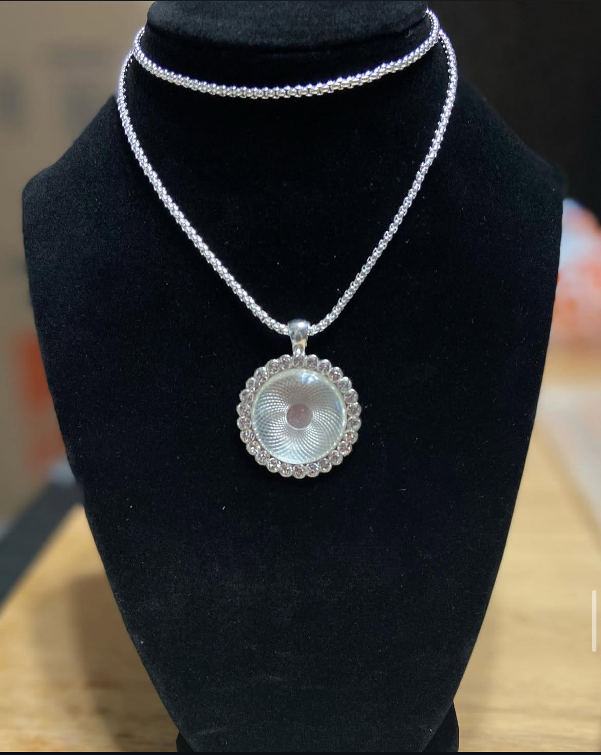 Custom SILVER Photo Pendant