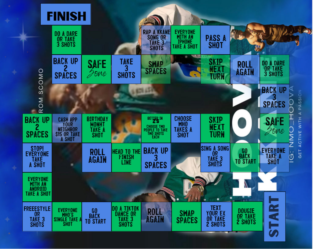 Custom Drinking Board Game