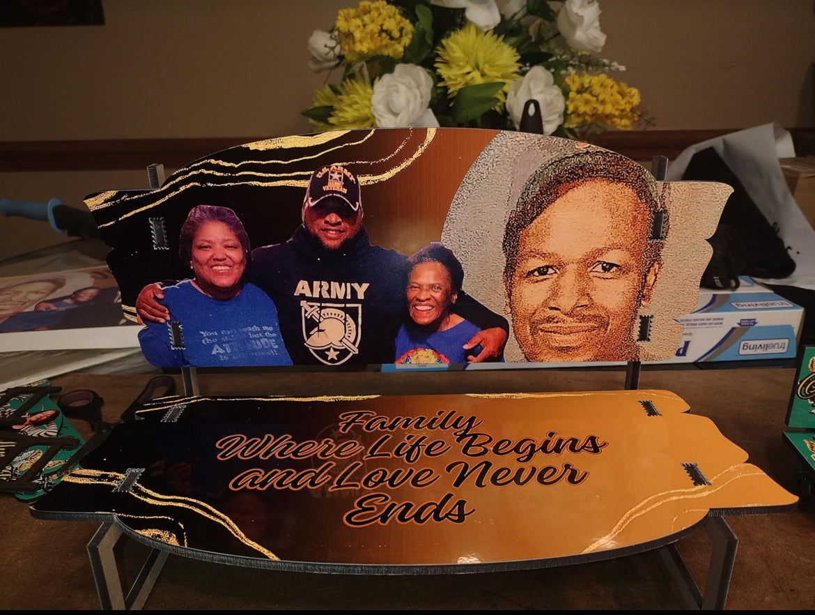 14in Custom Large Personalized Bench