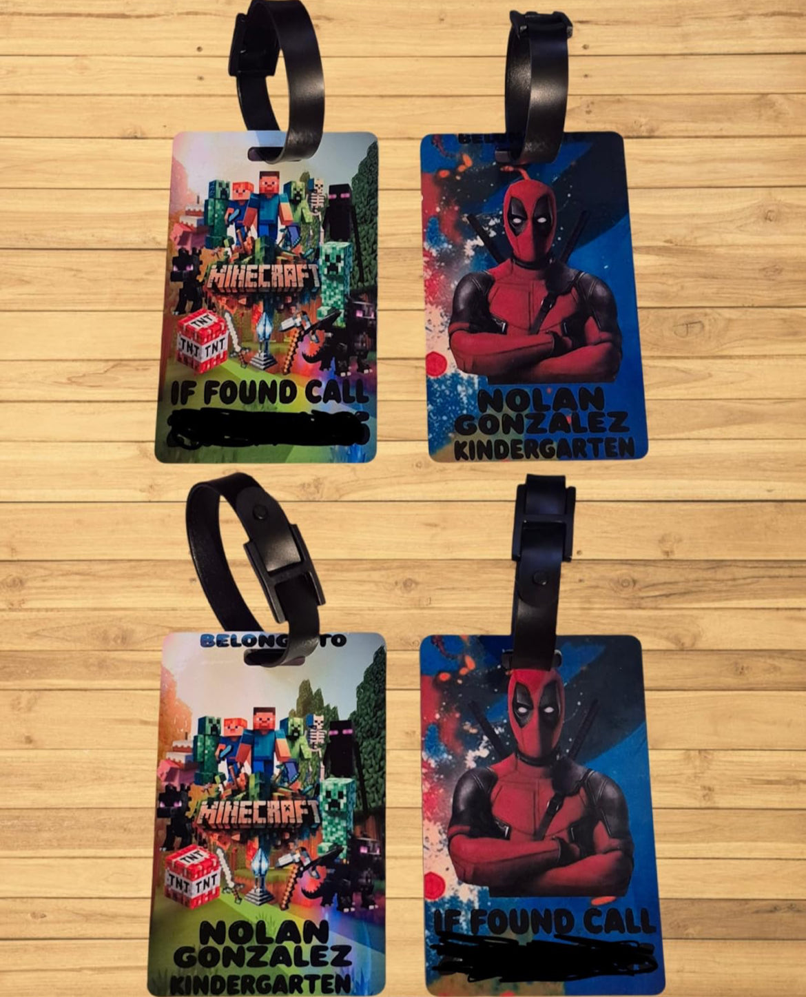Personalized Backpack/Luggage Tags
